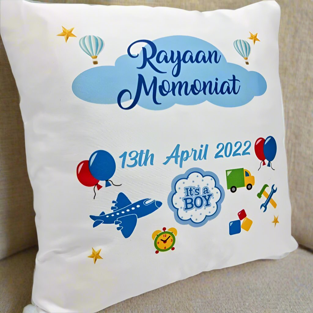 Baby on sale boy cushion