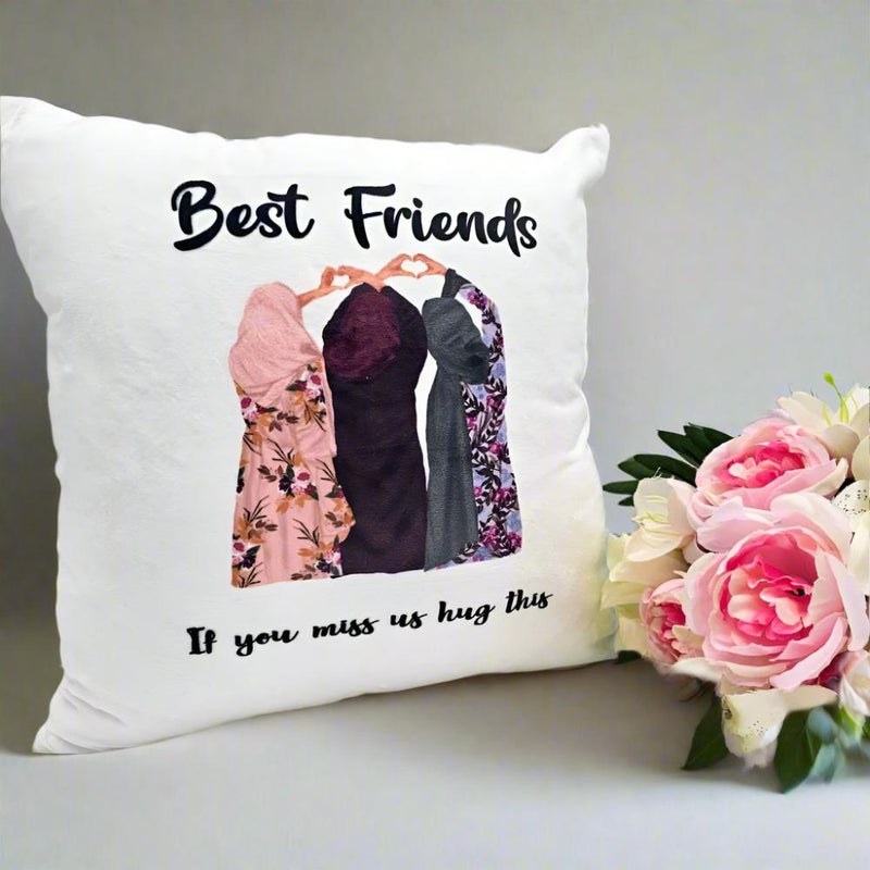 Personalised Custom Best Friends Cushion/Birthday Gift/Bridal Shower Gift