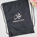 Personalised Umrah/Hajj Bag, Drawstring Bag, Umrah Accessory Bag