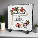 Umrah Hajj Mubarak Slate & Mug Set ,  Personalised Islamic Gift Rock Slate