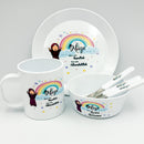 Personalised Kids Cutlery Set, Dinner Set, Lunch Set, Bowl / Cup / Cutlery Set for Kids Personalised with Name