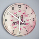 Personalised Kids Wall Clock, Bedroom Clock, Teenage gifts