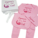 First Eid Personalised Baby 3 Piece Gift Set With Gift Box