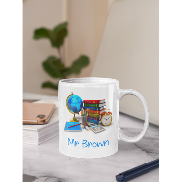 Best Teacher Personalised Mug, Gifts for Teacher, World's Best Teacher