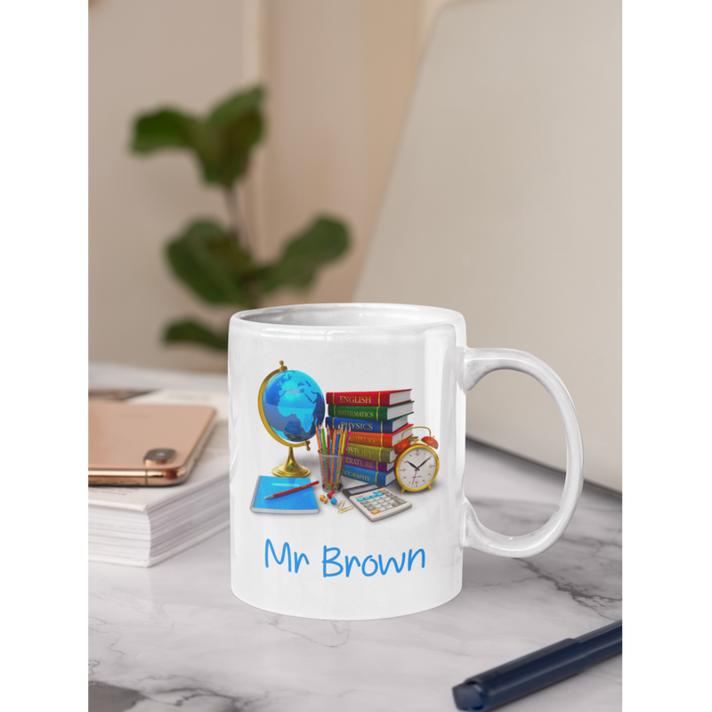 Best Teacher Personalised Mug, Gifts for Teacher, World's Best Teacher