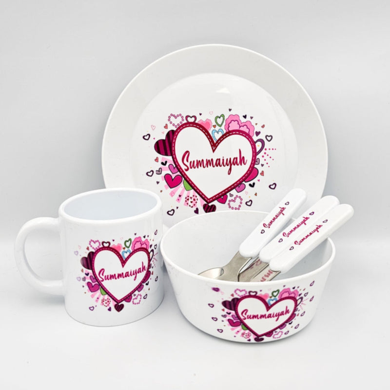 Personalised Kids Cutlery Set, Dinner Set, Lunch Set, Bowl / Cup / Cutlery Set for Kids Personalised with Name