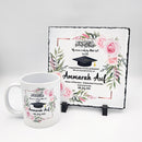 Personalised University Graduation Gift Set, Rock Slate