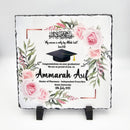 Personalised University Graduation Gift Set, Rock Slate