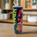 Personalised 20oz Gamer tumbler. decorated Travel cup. stainless steel thermal tumbler. stanley inspired cup.