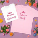 Personalised Kids Girls Princess T-Shirt