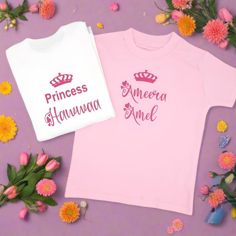 Kids Girls Princess T-Shirt