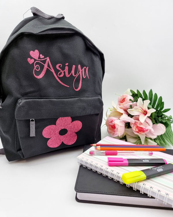 Girl Backpack- Flower Design