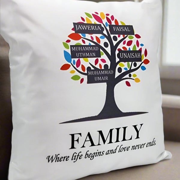 Home Family Tree Cushion