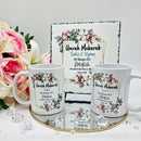 Umrah Hajj Mubarak Slate & Mug Set ,  Personalised Islamic Gift Rock Slate